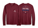JDS Wave Pocket Long Sleeve T Shirt - Jersey Devil Surf